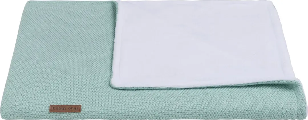 Baby's Only Gebreide Teddy Ledikantdeken Mint 100x135cm - 2.7 TOG