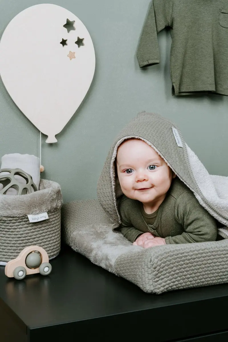 Baby's Only Gebreid Commodemandje Urban Green