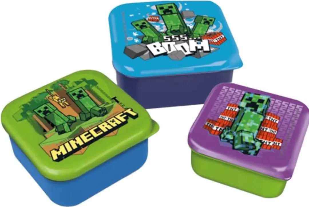 Minecraft Schoolset Rugzak & Lunchset - Multicolor