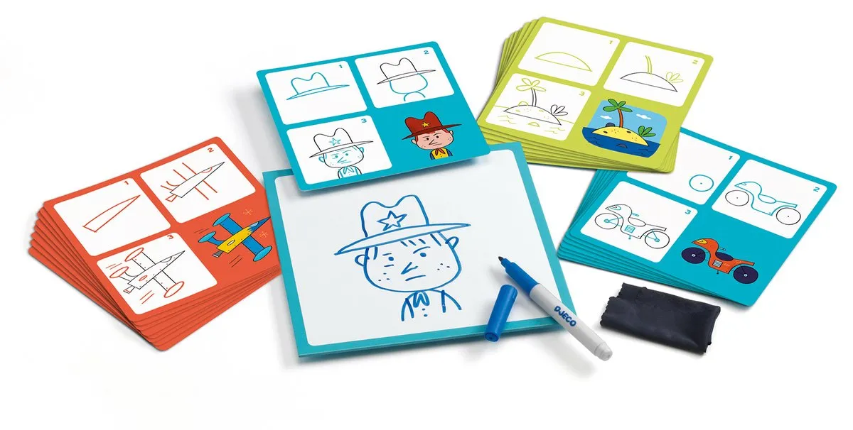 Djeco Stap Voor Stap Arthur En Co - 1 Stuk - Multicolor