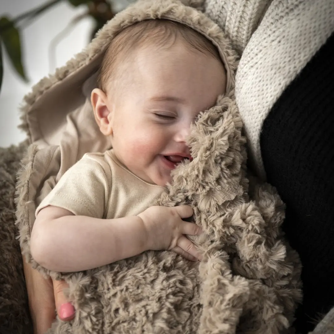 Baby's Only Wikkeldeken Snow Taupe 75x75cm