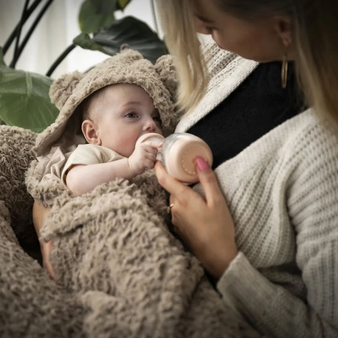 Baby's Only Wikkeldeken Snow Taupe 75x75cm