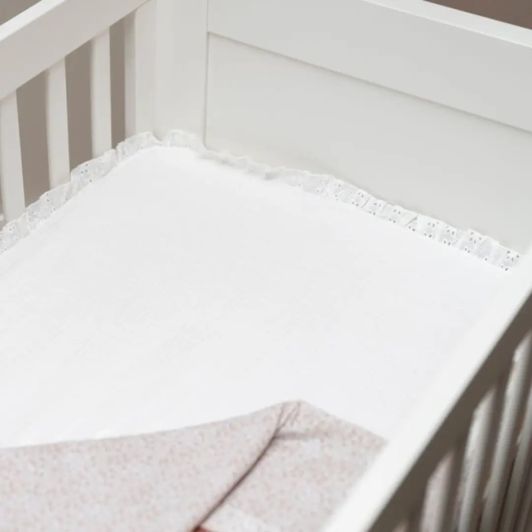 Baby's Only Hoeslaken Calm 60x120cm - Wit