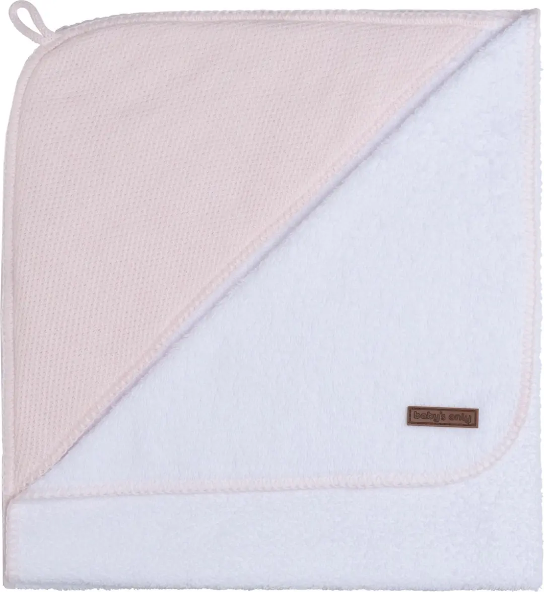 Baby's Only Badcape Classic Roze 75x85cm