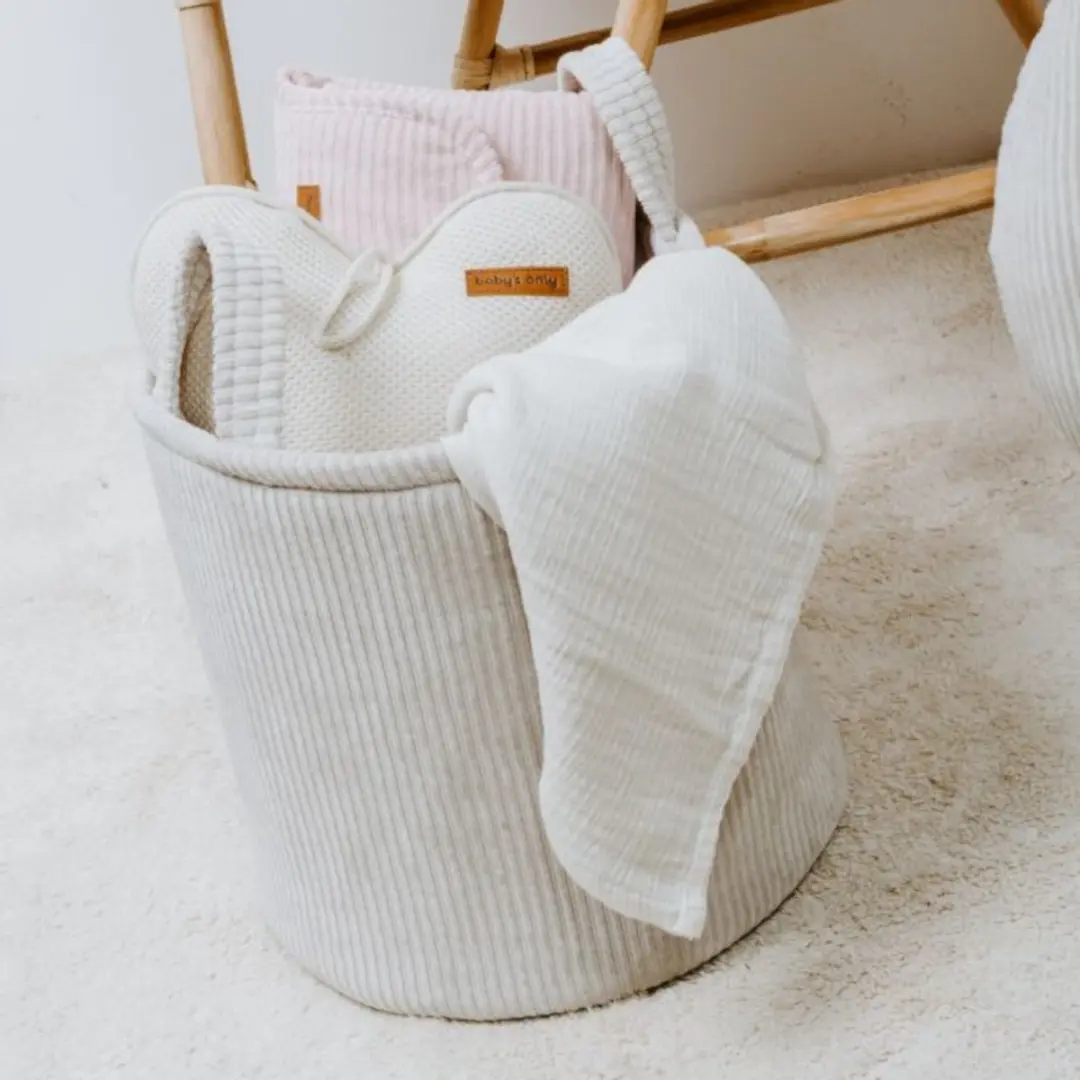 Baby's Only Opbergmand Sense - Kiezelgrijs Ø38cm
