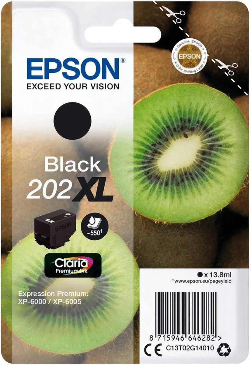 Epson Claria Premium C13T02G14010 Inktcartridge Zwart