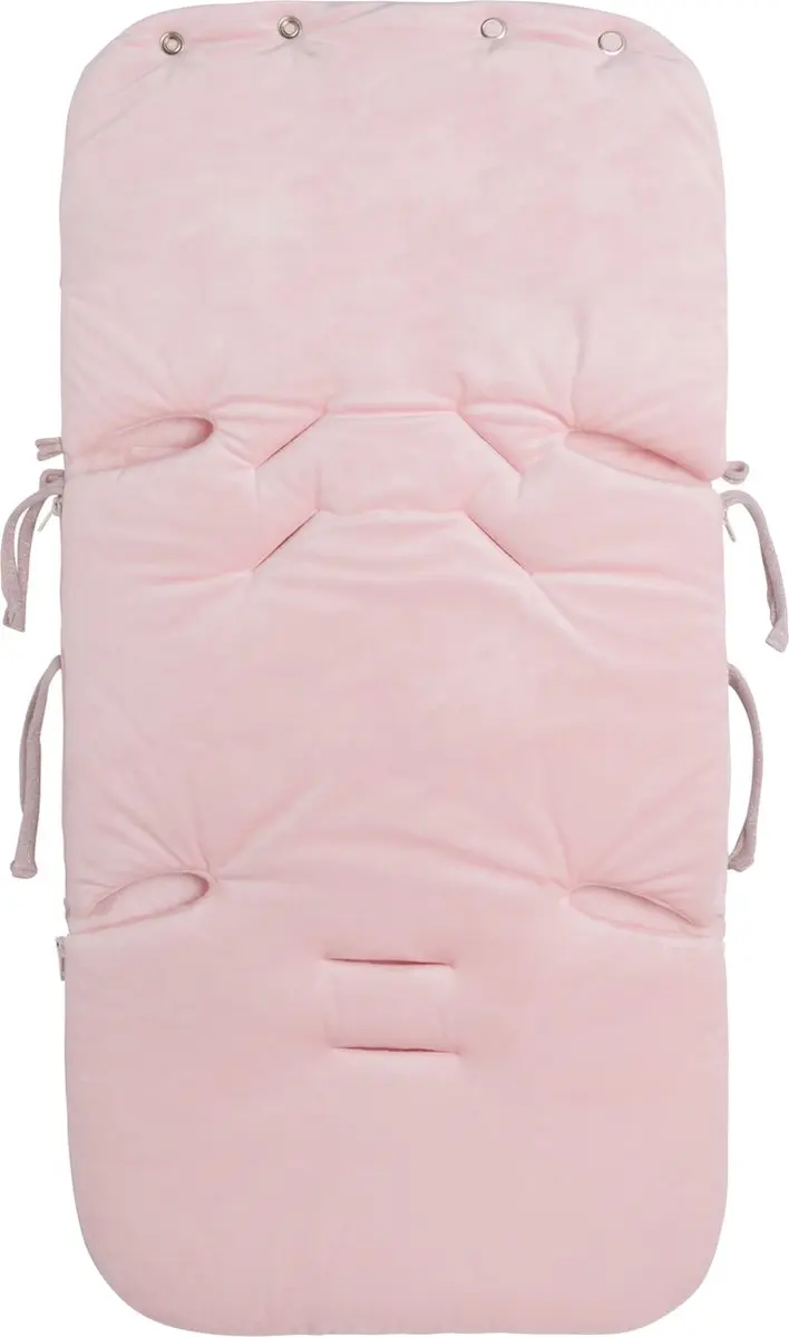 Baby's Only Voetenzak autostoel 0+ Sparkle - Zilver-Roze Mêlee