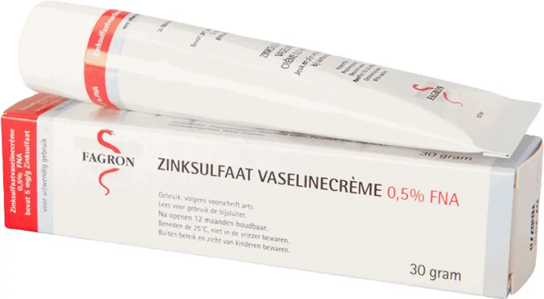 Fagron Zinksulfaat Vaselinecrème 0,5% 30g