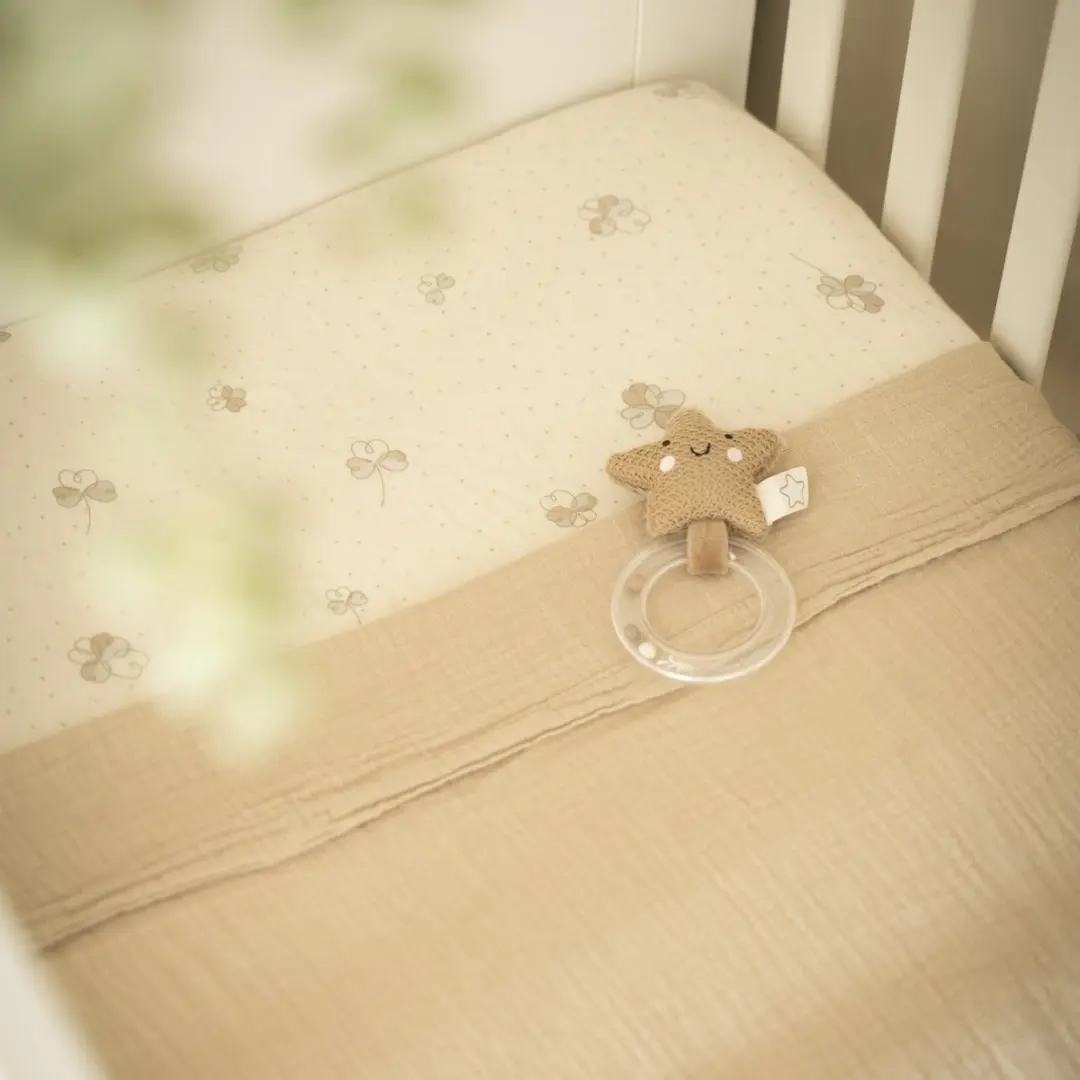 Baby's Only Wieglaken Tender Beige 80x100cm