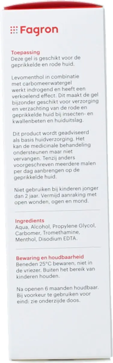 Fagron Levomenthol 1% Carbomeer D&B 100g