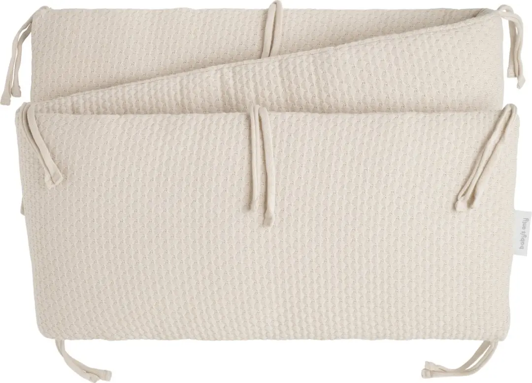 Baby's Only Gebreide Bedbumper Sky Warm Linen
