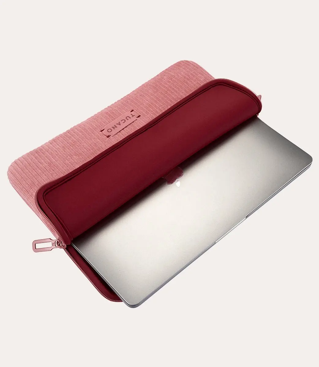 Tucano Velluto Sleeve MacBook 16 BFVEL2MB16-PK - Roze