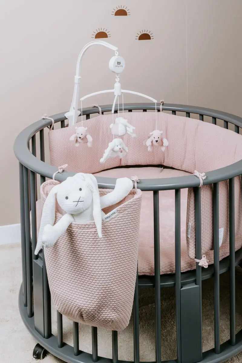 Baby's Only Gebreid Boxkleed Sky Oud Roze - Ø95cm