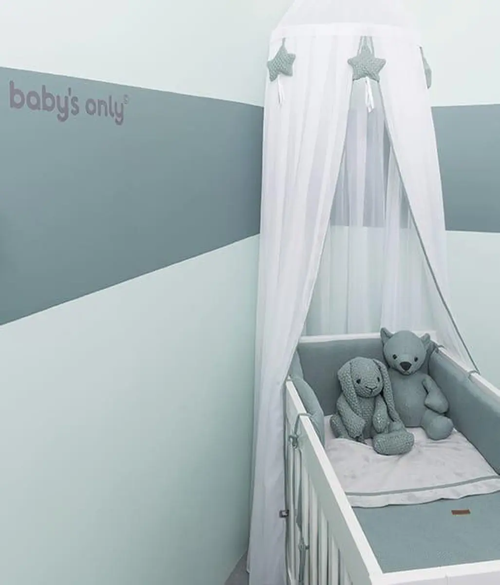Baby's Only Klamboe Babykamer - Wit Leem - Ø55cm