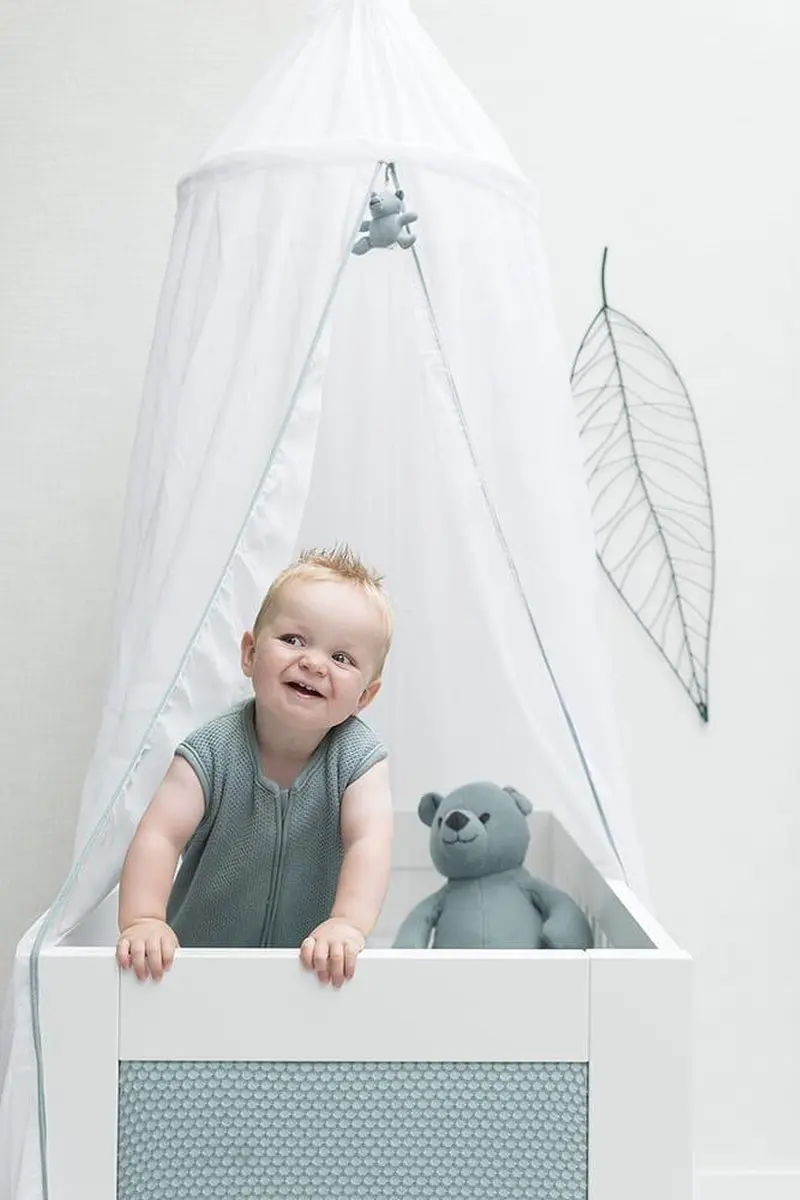 Baby's Only Klamboe Babykamer - Wit Leem - Ø55cm