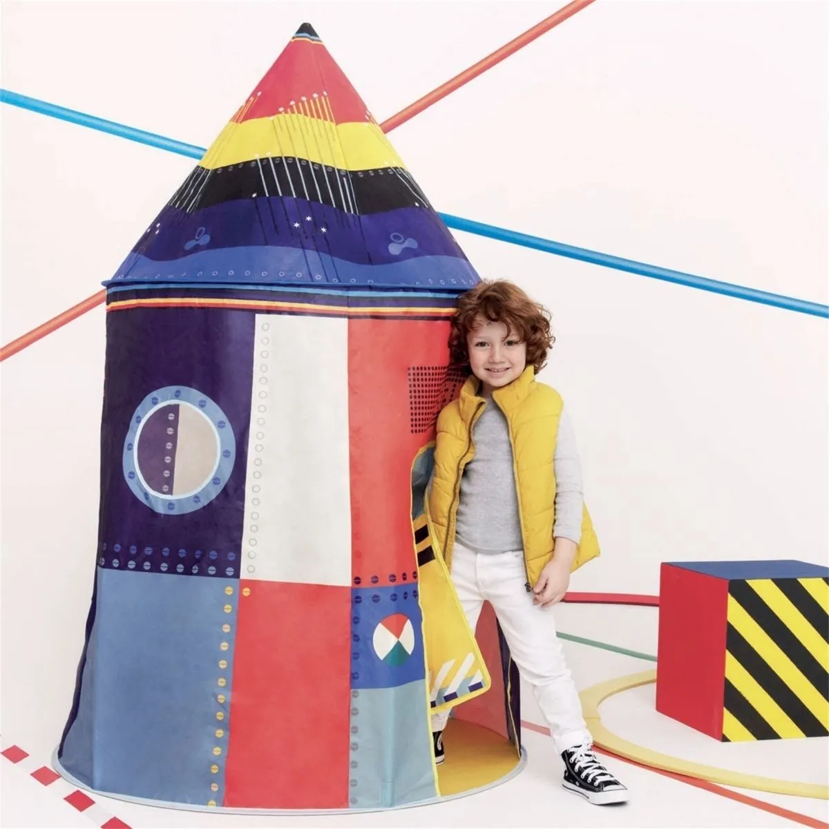Djeco Speeltent Rocket - Multi