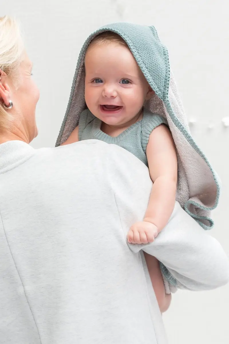 Baby's Only Baby Badcape Classic Wolwit - 75x85cm