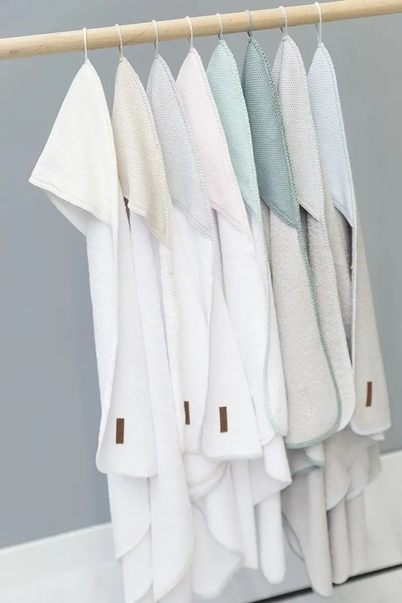 Baby's Only Baby Badcape Classic Wolwit - 75x85cm