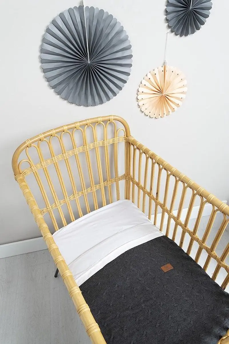 Baby's Only Wieglaken gebreide bies 80x100cm - 100% Egyptisch katoen
