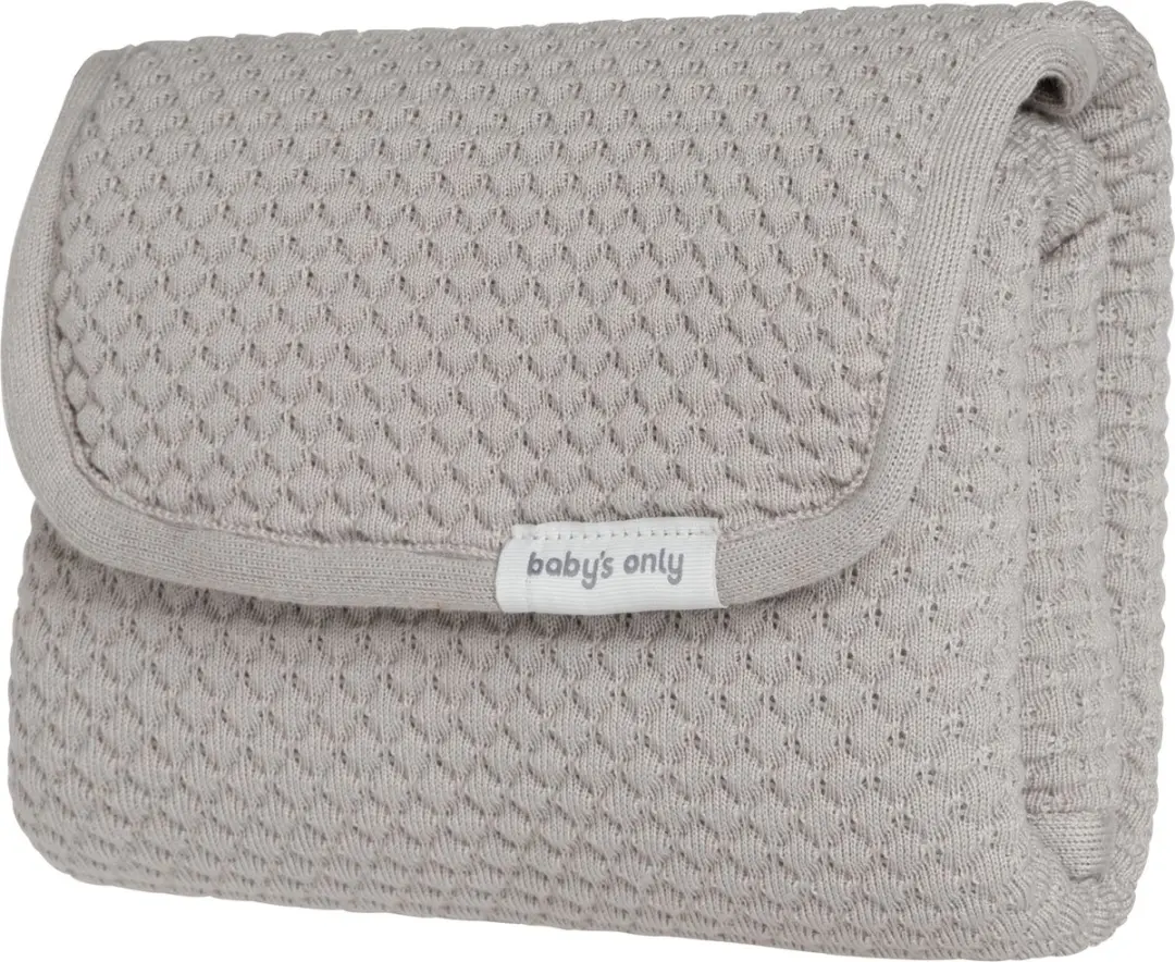 Baby's Only Gebreid Verschoonmatje Sky Urban Taupe