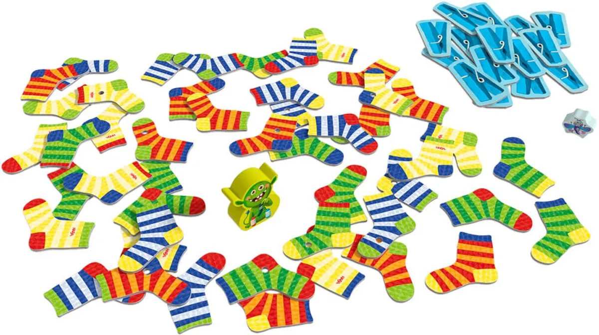 Haba Sokken Zoeken Jubileumeditie - 2-5 Spelers - Multicolor - afbeelding 6 van 6