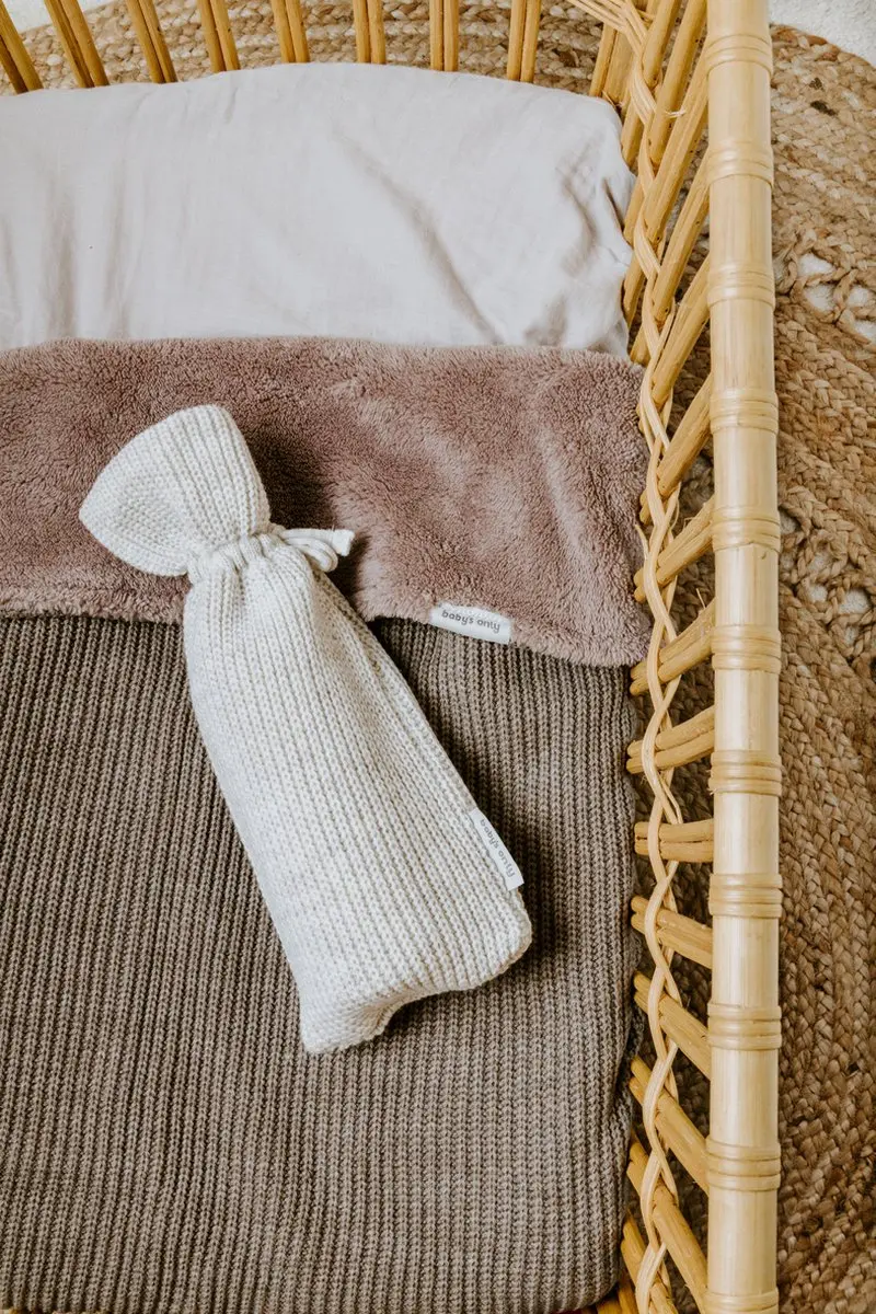 Baby's Only Hope Gebreide Ledikantdeken 100x135cm - 3.7 TOG Hazel Brown