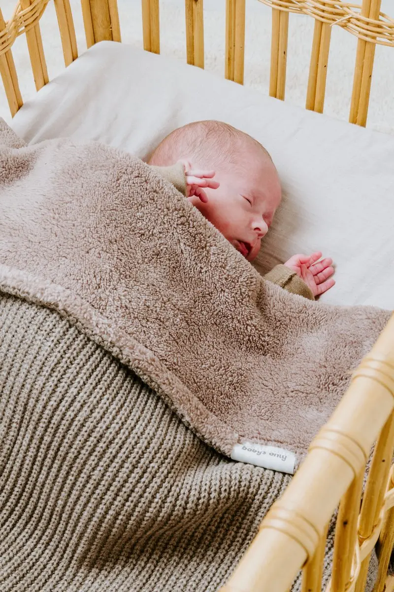 Baby's Only Hope Gebreide Ledikantdeken 100x135cm - 3.7 TOG Hazel Brown