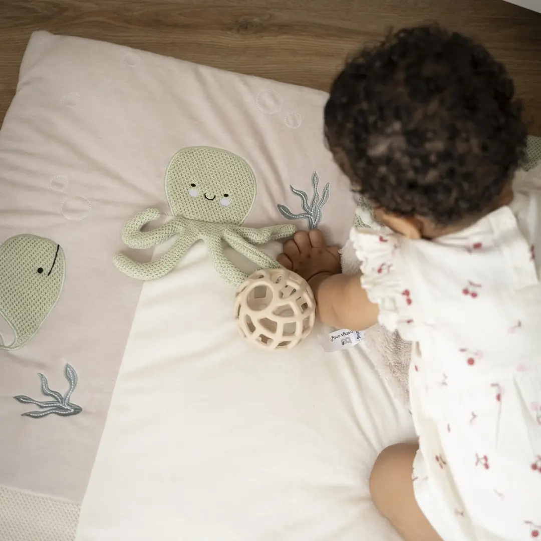 Baby's Only Boxkleed Animals Parklegger - 75x95cm - Laurel Green/Warm Linen
