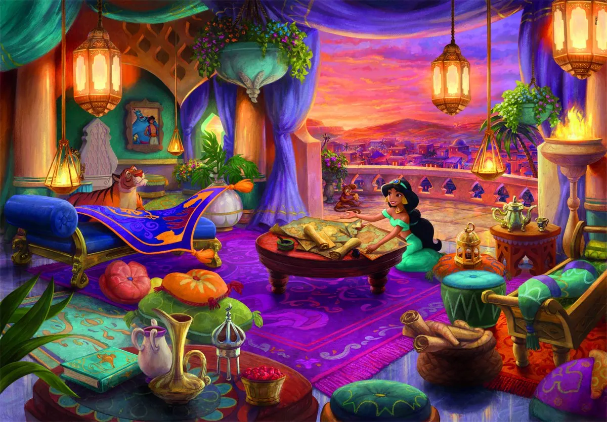Clementoni Disney Princess Jasmine Puzzel 500 Stuks - Ever After Collectie