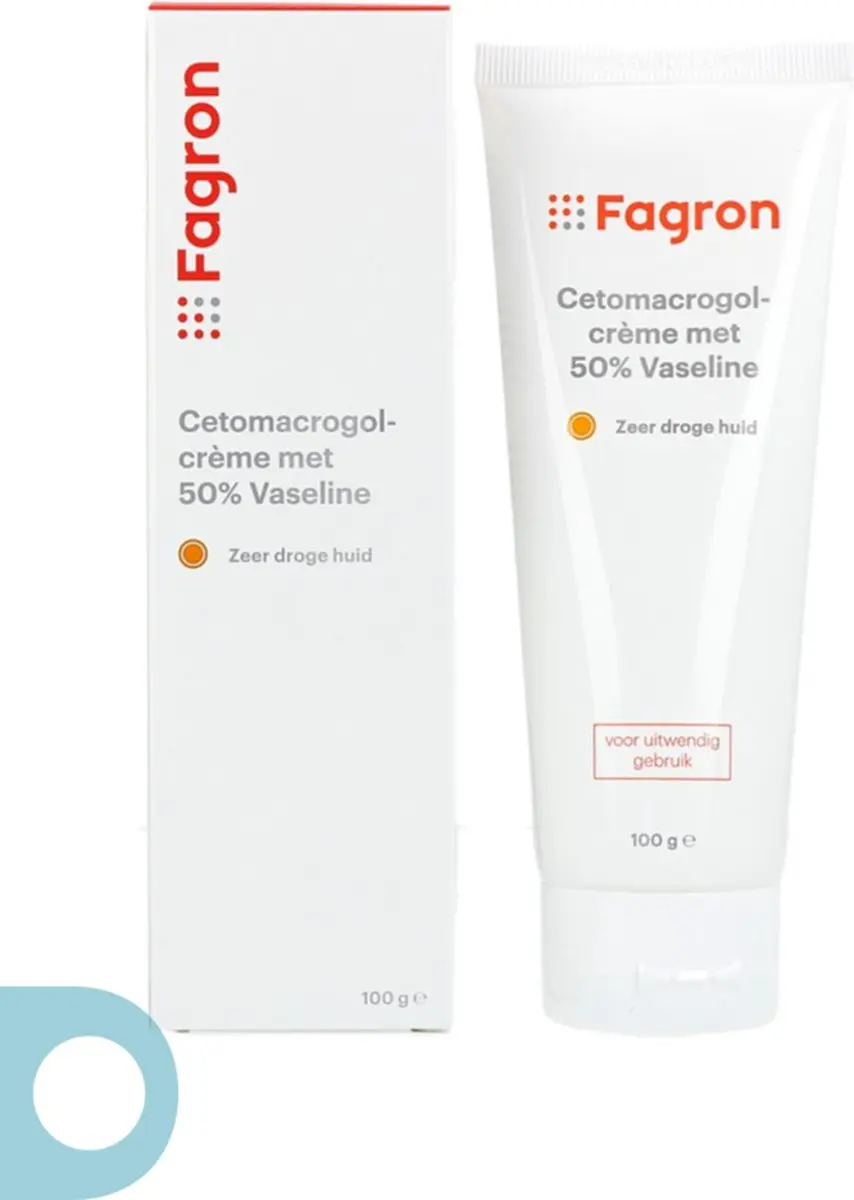 Fagron Cetomacrogolcrème met Vaseline 2x100g