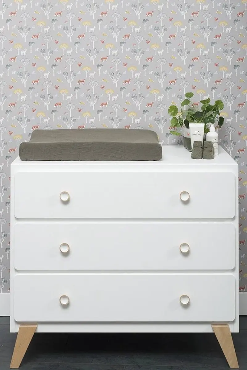 Baby's Only Breeze Aankleedkussenhoes 45x70cm - Stonegreen