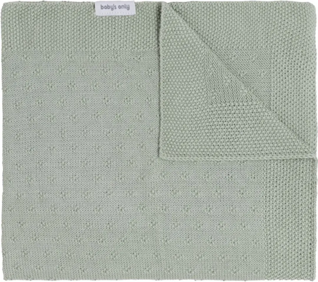 Baby's Only Gebreide Ledikantdeken Mood Laurel Green 100x135cm
