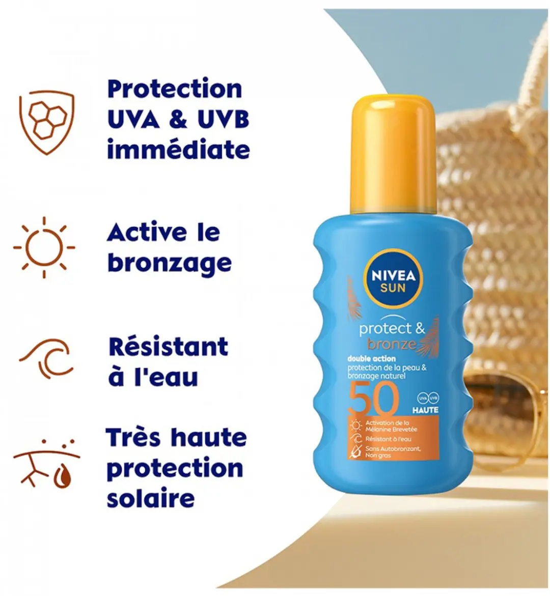 NIVEA SUN BRONA 50 SPF Lichaamscrème 200ml