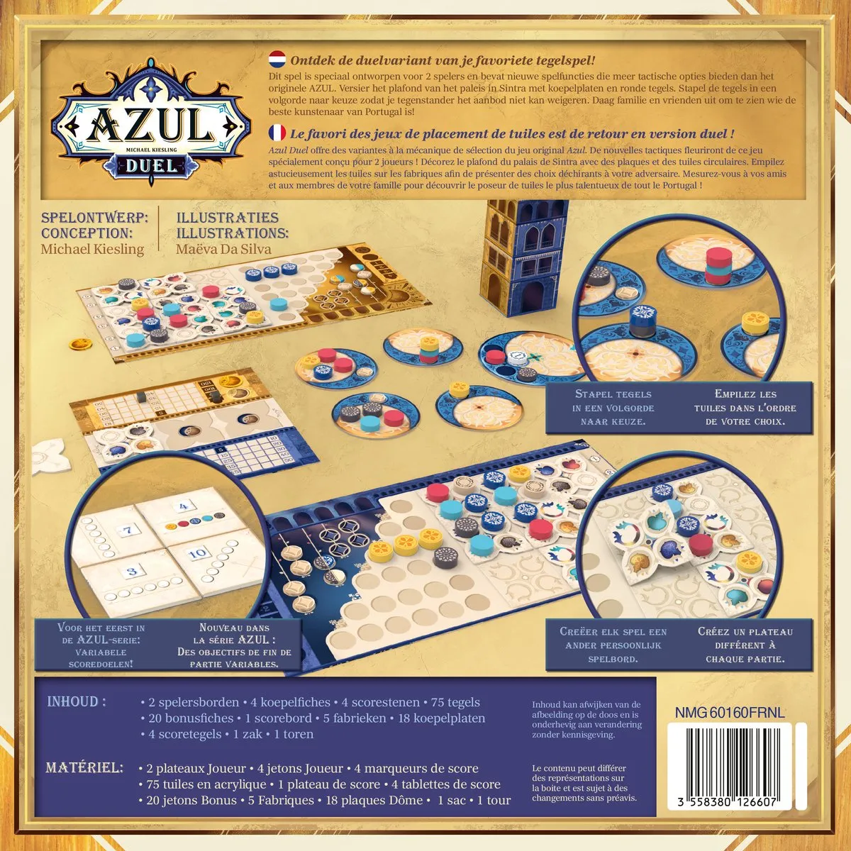 Asmodee Azul Duel NMG60160EN - 2 Spelers