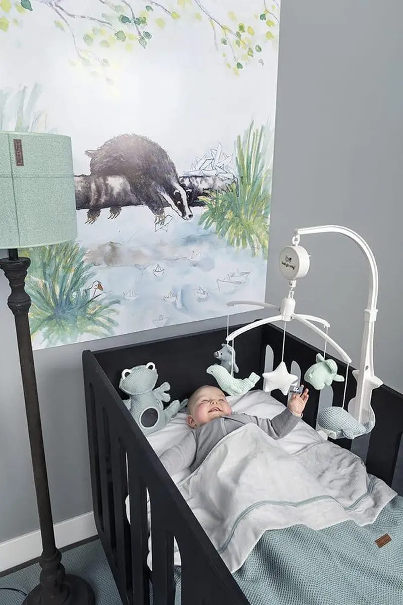 Baby's Only Gebreid Dekbedovertrek Ledikant Sparkle - 100x135cm - Koper-Honey Mêlee