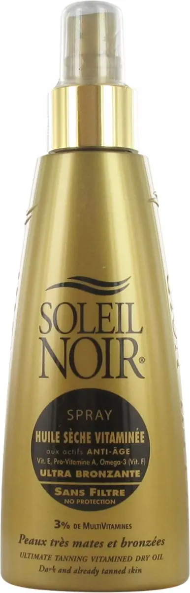 Soleil Noir Ultra Tanning Gevitaminiseerde Droge Olie Spray 150ml