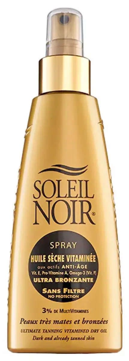 Soleil Noir Ultra Tanning Gevitaminiseerde Droge Olie Spray 150ml