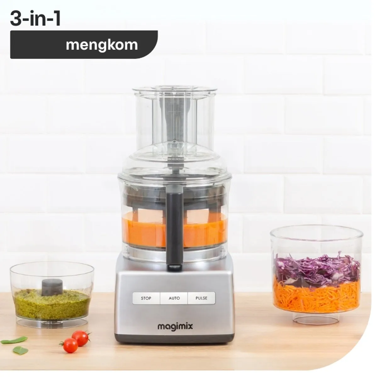 Magimix CS 4200 XL Foodprocessor - 950W - Wit