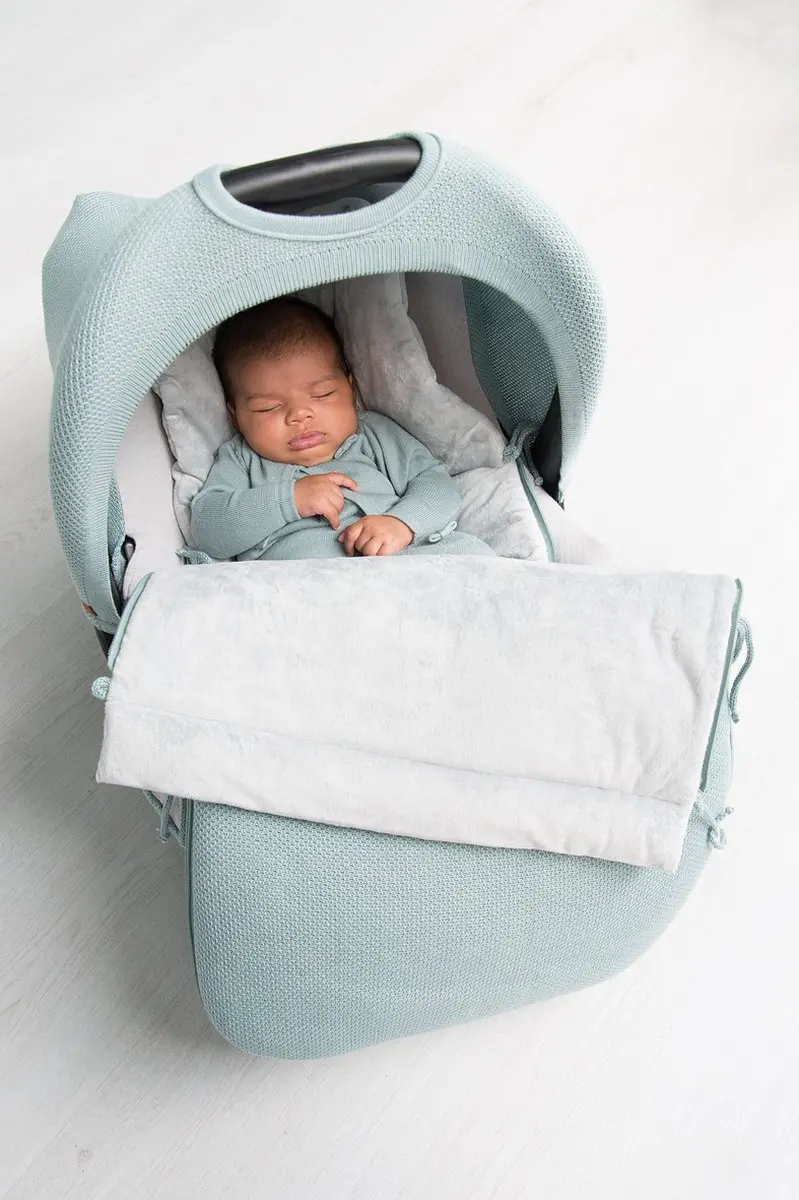 Baby's Only Voetenzak 0+ Classic - Stonegreen - Autostoel