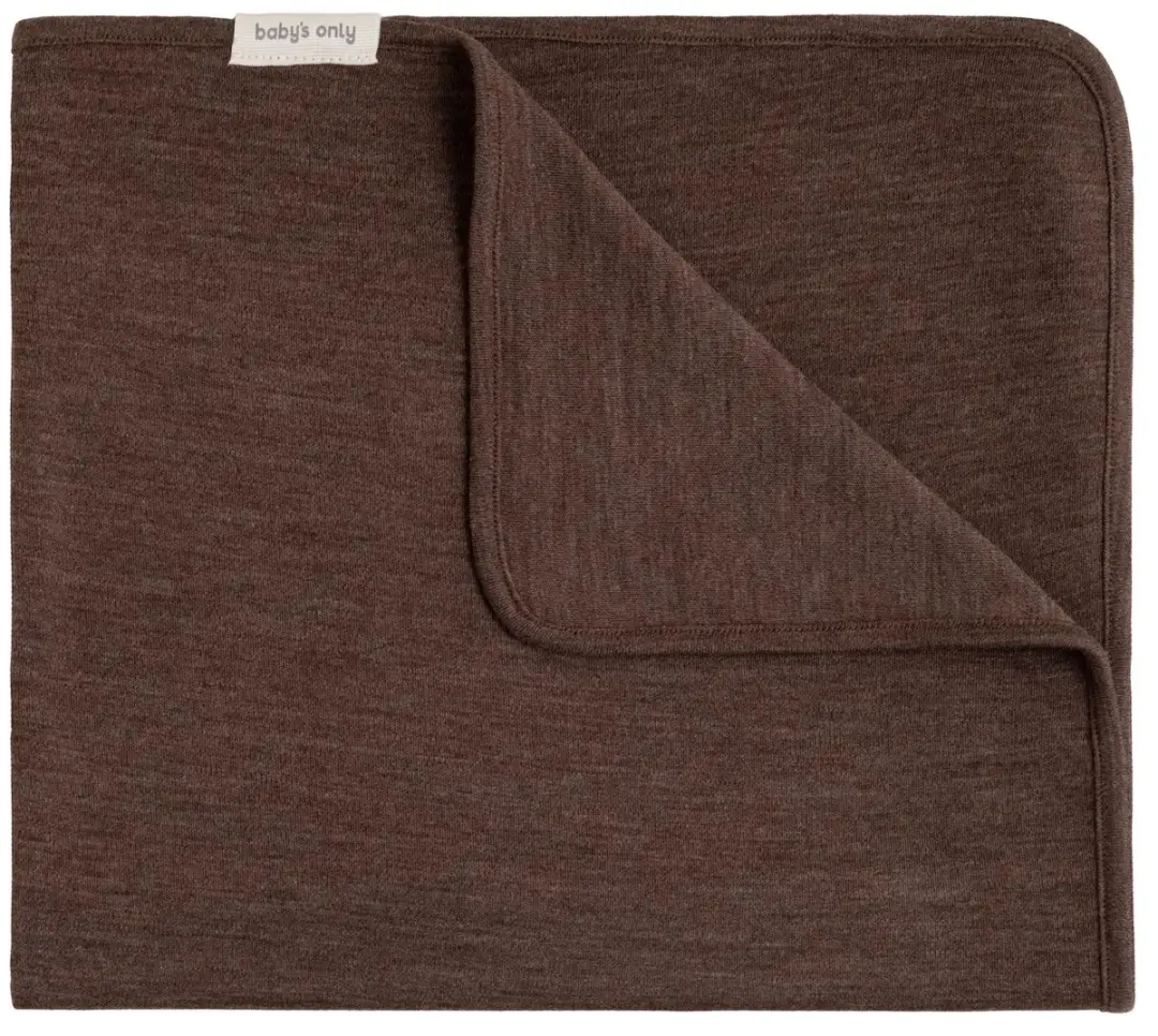 Baby's Only Merino Fine Meadow Wiegdeken - 70x95cm - Taupe