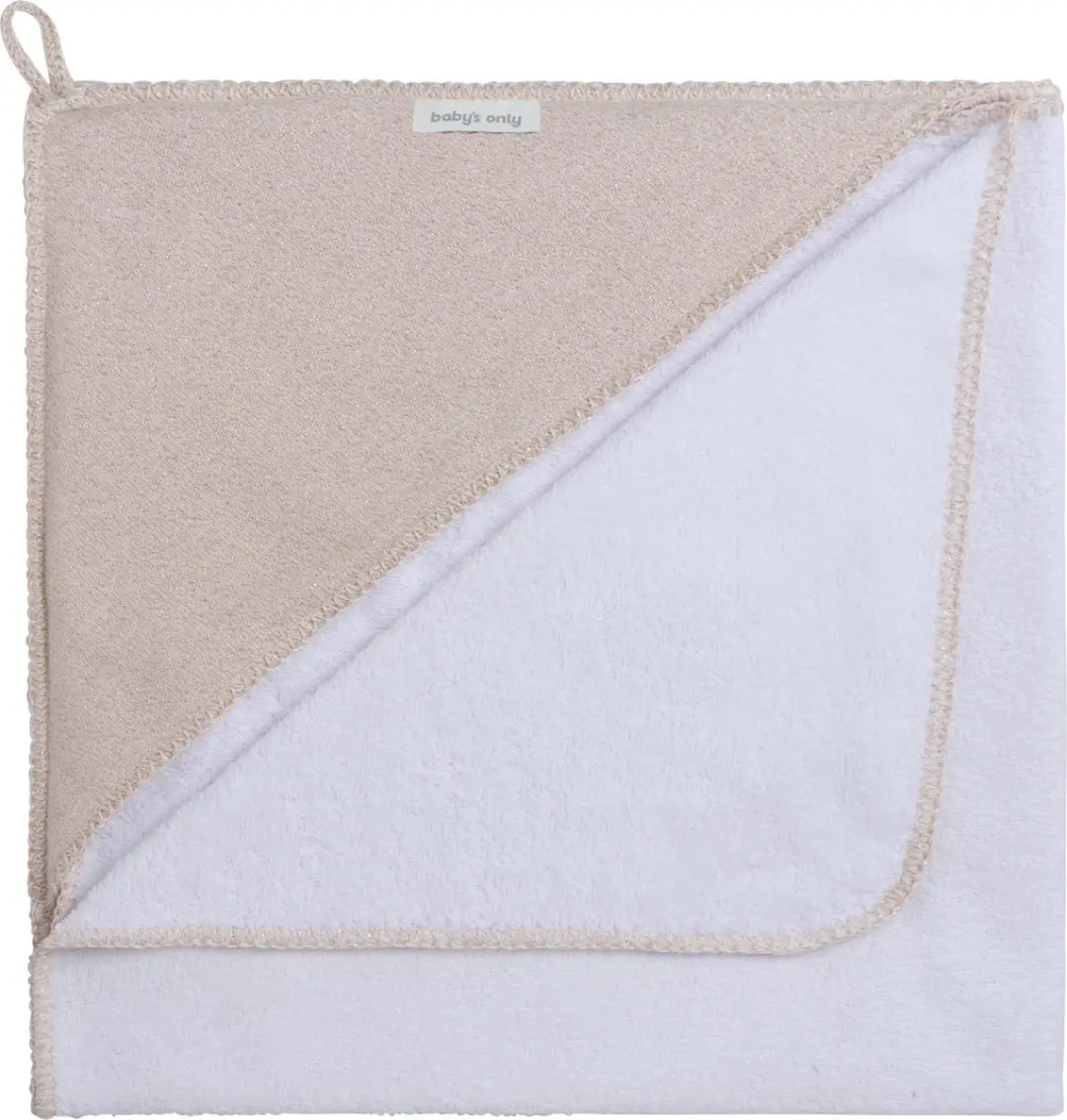 Baby's Only Badcape Sparkle Goud-Ivoor Mêlee