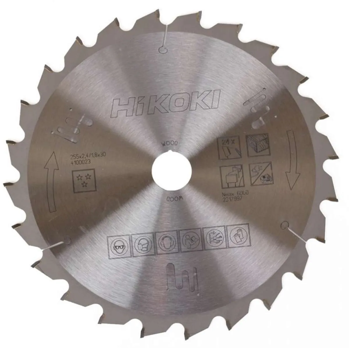 Hikoki Zaagblad Hout 255x30mm 24 Tanden 4100023
