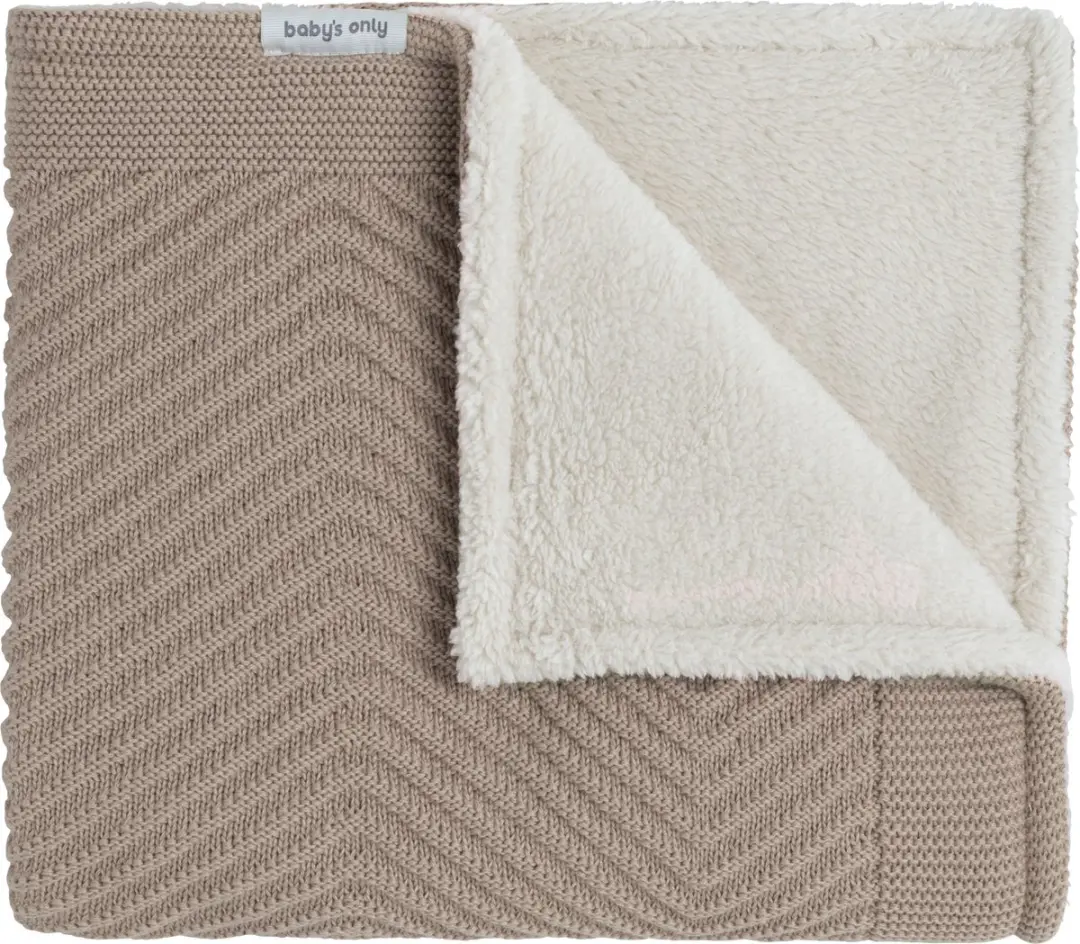 Baby's Only Wiegdeken Grace Teddy Beige 70x95cm