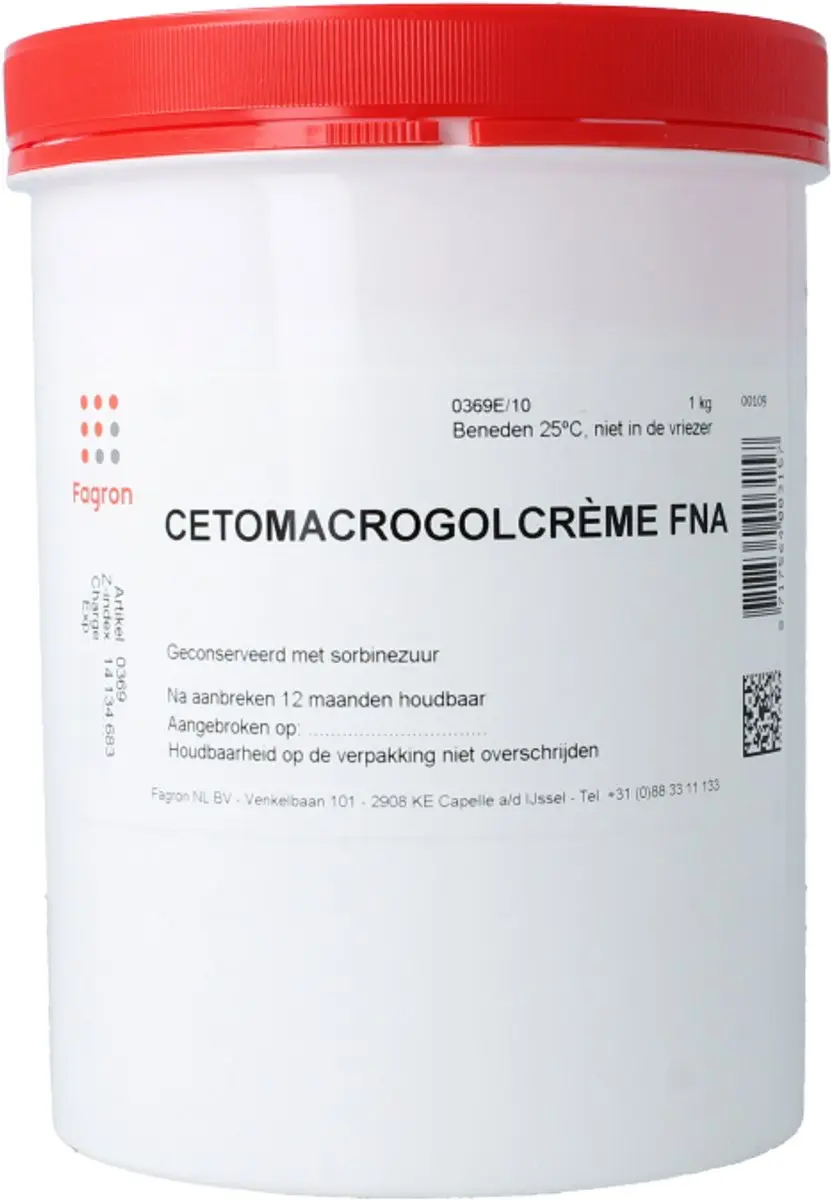 Fagron Cetomacrogol Crème FNA 1000g