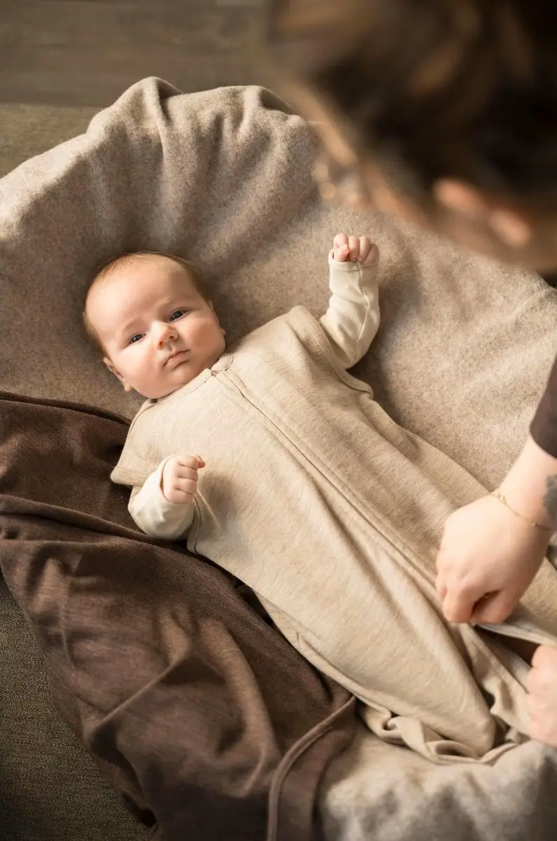 Baby's Only Merino Fine Meadow Slaapzak 70cm - 4 Seizoenen