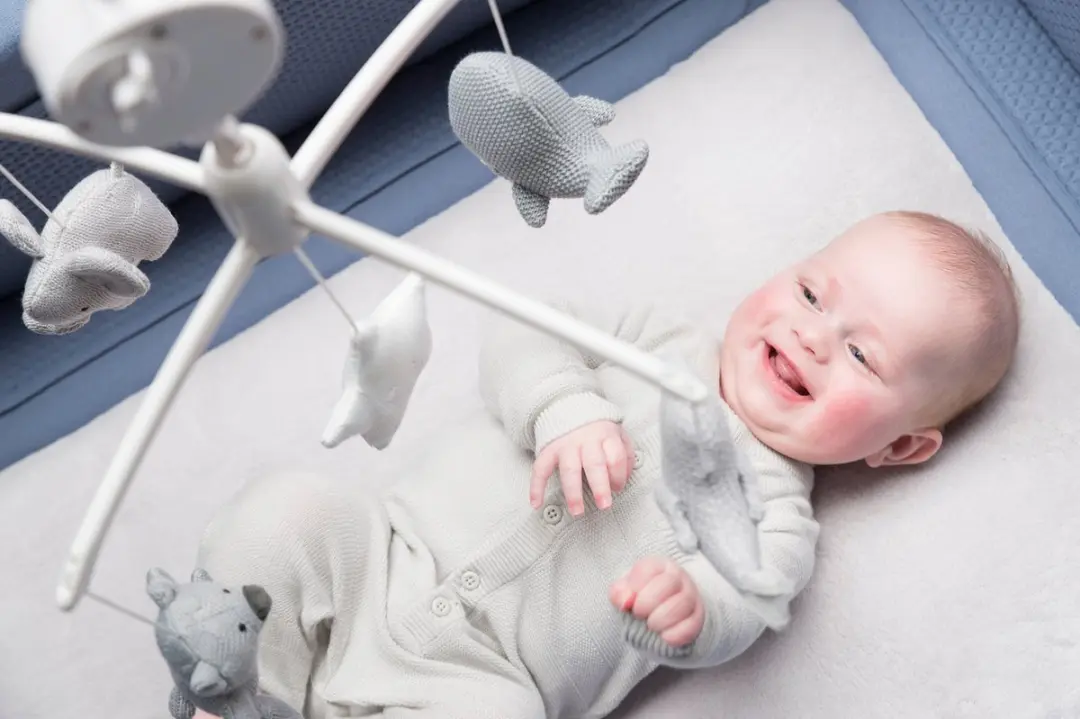 Baby's Only Muziekmobiel - Zilvergrijs/Grijs/Wit