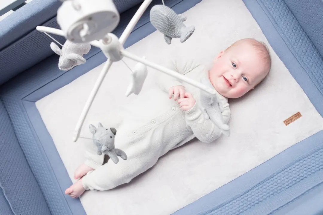Baby's Only Muziekmobiel - Zilvergrijs/Grijs/Wit