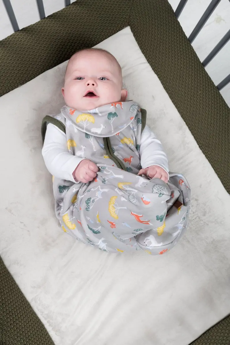 Baby's Only Gebreid Boxkleed Olive 75x95cm - Parklegger