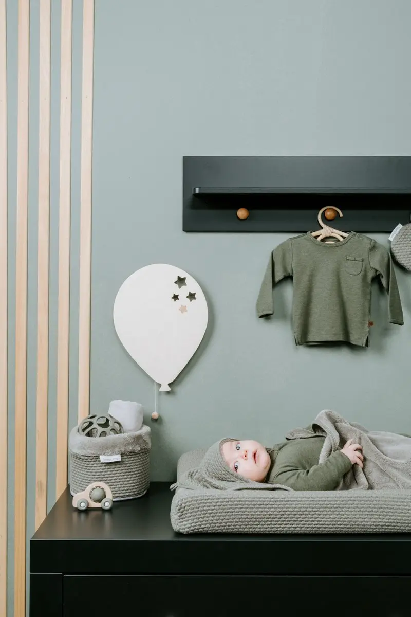 Baby's Only Wikkeldeken Sky Urban Green 75x75cm