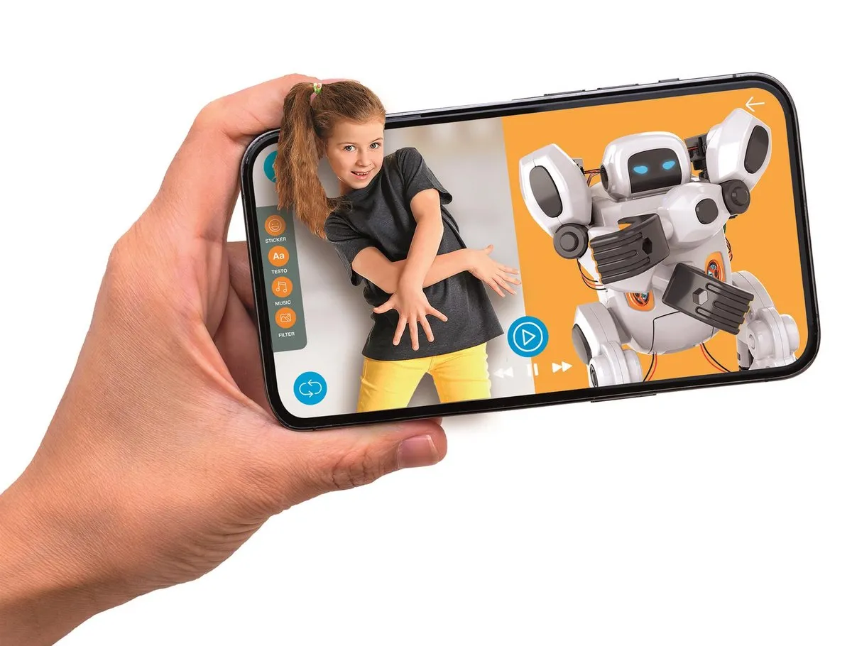 Clementoni AIRO Interactieve Robot - STEM Speelgoed - 3x AAA - Wit/Zwart